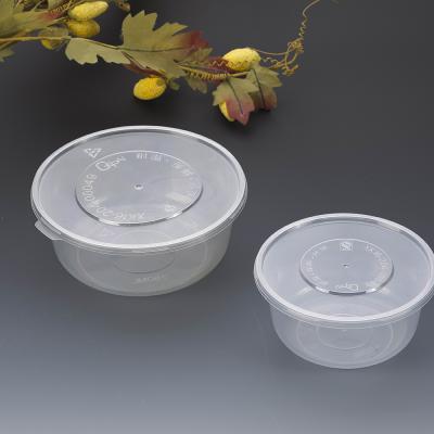 China 2022 Disposable New Design Plastic Food Bowl Container Transparent Disposable Food Container On Sale for sale