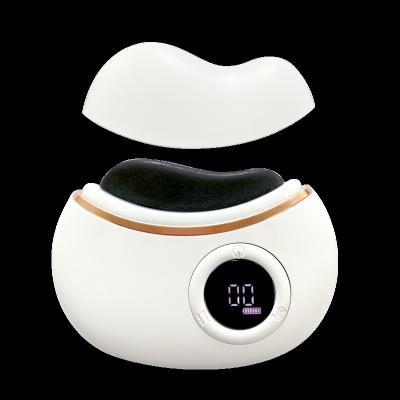 China Face Lift The latest beauty face tool body's natural hot stone massage facial scrapping electric massager for sale