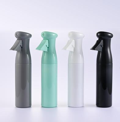 China Bottle Beautify Hairstyling Curling Refillable Continuous Water Fine Mist 300ml Spray Electroplating Bottle for sale