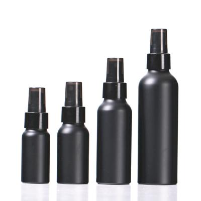 China Custumized Skin Care Water Sprayer 30ml 50ml 100ml 500ml Cosmetic Aluminum Spray Perfume Bottle With Spray Pump/Dropper for sale