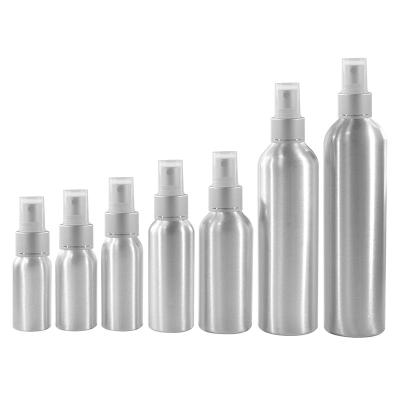 China Wholesale High Quality Essential Oil Cosmetic Spray Bottle 30ml 50ml 60ml 100ml 150ml 250ml 300ml Aluminum Cosmetic Bottle for sale