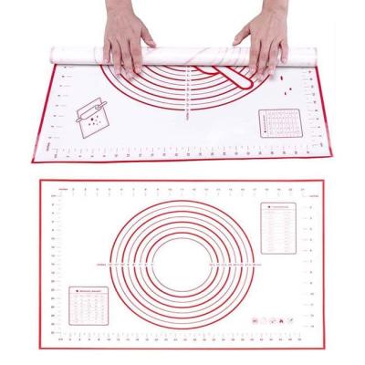 China Sustainable kneading dough is non-sticky, suitable for making dough pies, non-slip super thick silicone pastry mat for sale