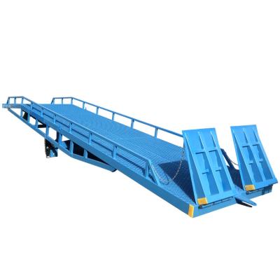 China High Quality Safety Easy Operation Portable Container Dock With Hydraulic Loading Ramps For Trucks for sale