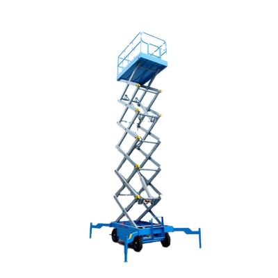 China Hotels Lift 6 Meters Load 500kg Hydraulic Lift Platform Fully Electric Mobile Fixed Scissor Lift Platform for sale