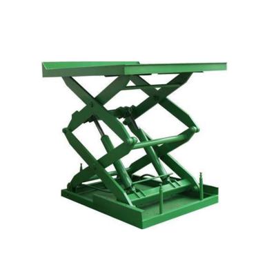 China Convenience 1-3 Ton Easy Electric Hydraulic Scissor Lift Single Electric Scissor Lift Platform Safety Operation Work Platform for sale