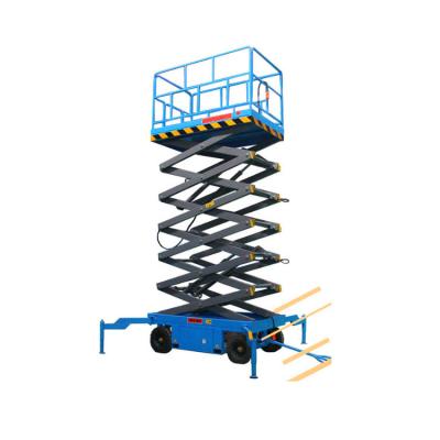 China High Quality Hotels Working Height 12m Lift Table Hydraulic Scissor Lift Platform for sale