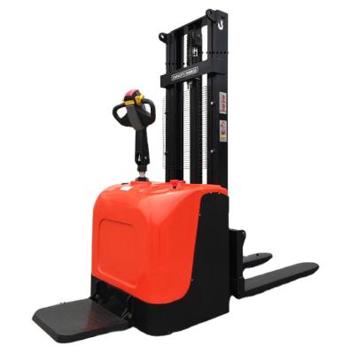 China Factory Direct High Quality Hotels Battery Driven Hydraulic All-Electric 1TON1.5TON2TON Stacker In Forklifts for sale