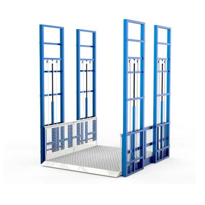 China Casters Reinforced 1000kg 2000kg 3000kg 5000kg Warehouse Lift Steel High Quality Customizable Hydraulic Freight Lift For Cargo Lift Price for sale