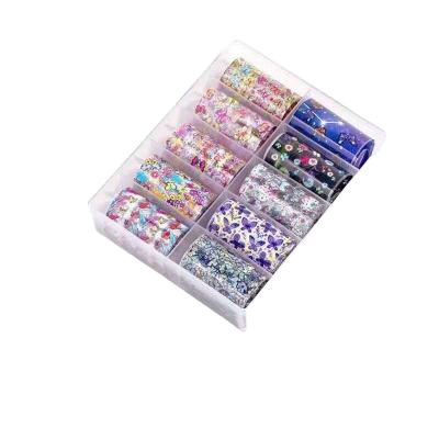 China 2021 Newest Nail Art Decoration Factory NO.55 Butterfly Foil Foil For Nail Art Sticker Nail Art Decoration for sale