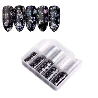 China Newest Nail Art Decoration New Design Nail Art Foil Nail Art Sticker For Nail Art Decoration NO.20 for sale