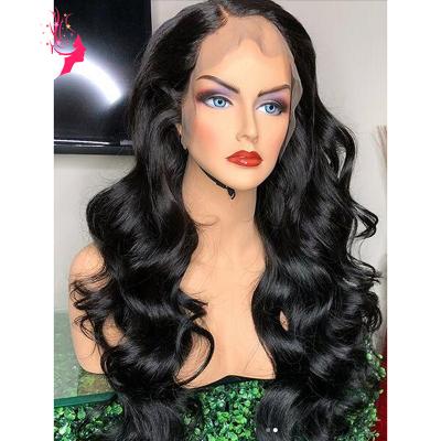 China Body Wave Body Wave Lace Front Human Hair Wigs With Baby Hair 13*4 150% Density Brazilian Remy Hair Pre Plucked Bleached Knot for sale