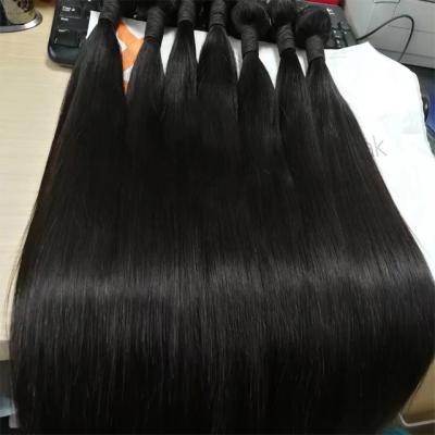 China Factory price straight wholesale virgin 8a mink indian hair for american black women for sale