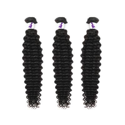 China Wholesale Virgin Brazilian Deep Wave Cuticle Aligned Hair Deep Wave Hair Bundles for sale