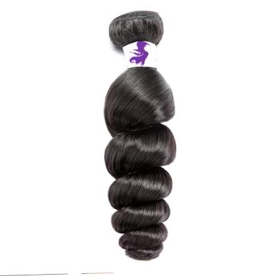 China Loose Wave Virgin Brazilian Hair Loose Wave Hair Bundles , Hair Weaves For Black Women for sale