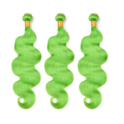 China Green Body Wave Hair Wholesale Weave Hair Bundles for sale