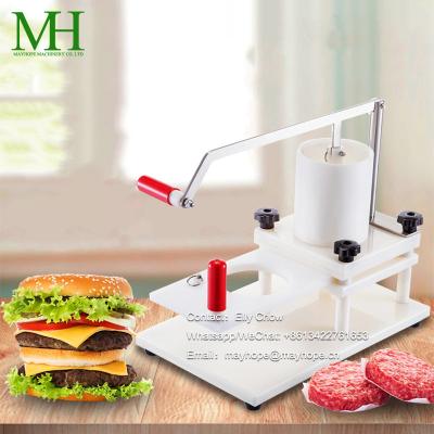 China Meat Processing Hand Pressing Hamburger Machine Meat Stuffing Maker Hamburger Press Machine for sale