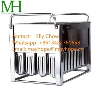 China Factory Price Commercial Stocked 30/40pcs/time Ice Cream Stick Stainless Steel Popsicle Mold Popsicle Mold for sale