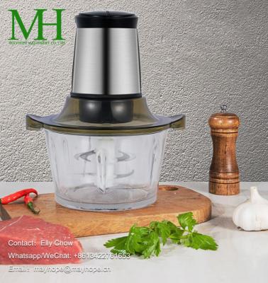 China High Quality Household Powerful Kitchen Durable Detachable Glass Electric Chopper for sale