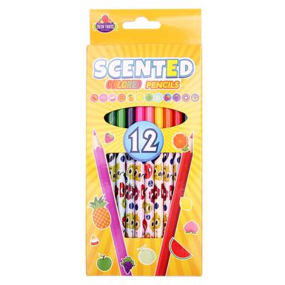 China Licheng SLW02 School Supplies Flavor Pencil, Custom Design Kids Wooden Flavor Pencils Supplier for sale