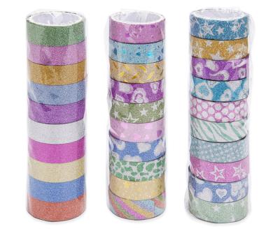 China Licheng CBT32 Christmas Waterproof Washi Tape , Deco Washi Tape With Glitters for sale