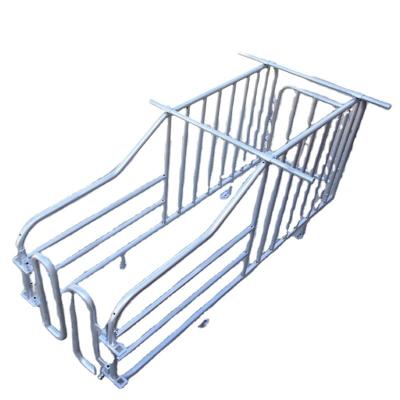 China Top fixing bar Sow gestation bed galvanized pig farrowing crates pen pig stall farrowing bed sow equipment for sale for sale