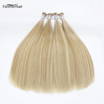 China Raw Natural Human Hair Extension India Wholesale Customization Human Remy I Tip prebonded remy hair extensions dropship for sale