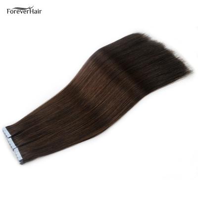 China Silky Straight Wave Luxury Russian Remover Scalp Like Weft Virgin Weft Blonde INS Tape Blonde Hair Silver Tape In Indian Remy Extensions for sale