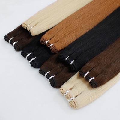 China 100% Virgin Human Hair Double Wave Silky Straight Remy Piano Shot Colored Brazilian Hair Weave for sale