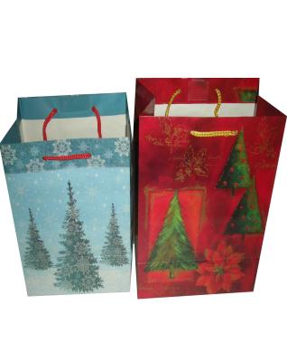 China Great quality custom made gift paper bag with logo design printing for sale