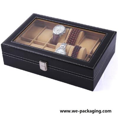 China PU Leather Gift Packaging Box,watch box for sale