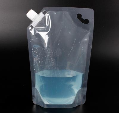 China 100ml 200ml 250ml 500ml 1L 2L Stand up Custom factory made spout pouch for liquid and oil for sale