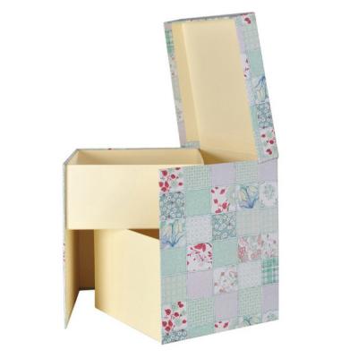 China Good quality custom CMYK Pantone color printing Packaging two layers paper boxes double layers gift box for sale