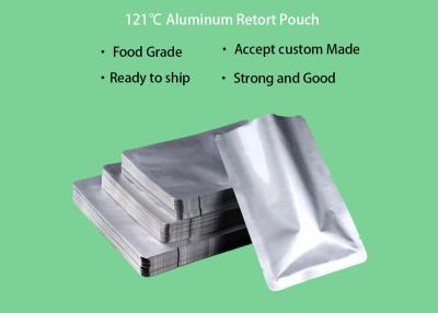 China customized food grade High temperature resist 121℃ aluminum foil retort pouch for sale