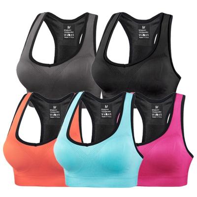 China Plus Size Cavity Fit Subjectador Deportivo Sports Gym Sports Wireless Seamless Breathable Bra Workout Fitness Yoga Bra For Women for sale