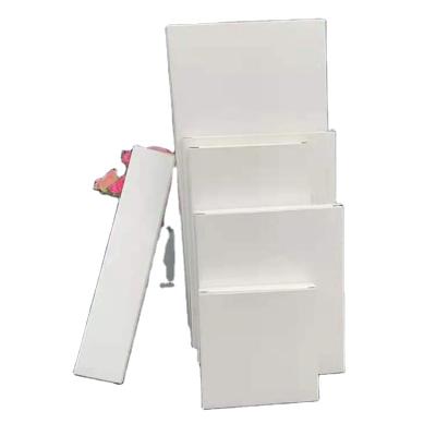 China Recycled Materials Customized Product Packaging Small White Box Packaging, Single White Paper Box, White Cardboard Box for sale