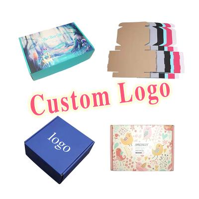 China Recycled Materials Custom Size Box With Company Logo Rectangular Paper Box Lingerie Box Package for sale