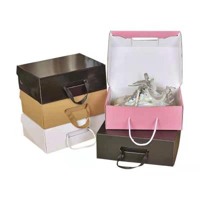 China Recycled Materials Luxury Custom Printing Paper Gift Box Packaging Custom Paper Box For Shoes for sale