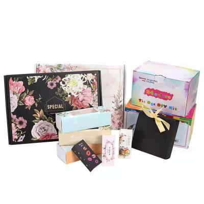 China Custom Brown Materials White Black Paper Box Small Recycled Packaging Gift Boxes for sale