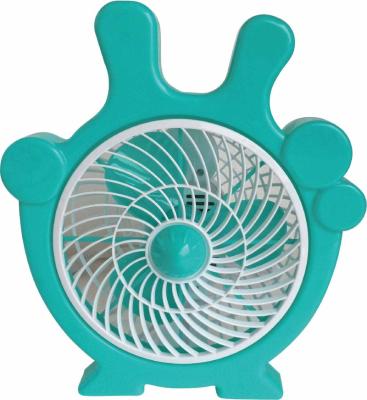 China Hotel Mini Box Desk Fans Table Fan for green Collar Students Cartoon  Electric Fan for sale