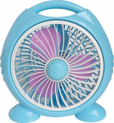 China Hotel Mini Box Desk Fans Table Fan for Blue Collar Students Cartoon  Electric Fan for sale