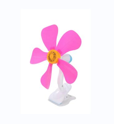 China Cool air Household Breeze Mini Plastic Table Clip Fan electrical Five Leaf Office Table Clip Fan380-5 for sale