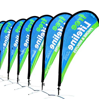 China Professional Travel Agency China Manufacture Personalized Universal Custom Beach Flag for sale