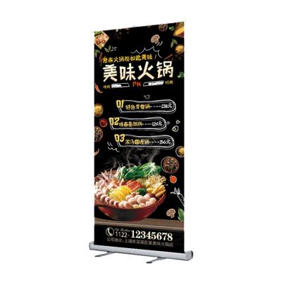 China Advertising hot sale 200cmAlumnum material siz 85cm Gray Back Wedding Decoration Event poster roll up for garage for sale