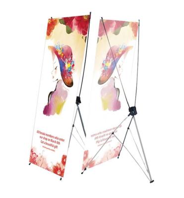 China PP Synthetic Paper Manufacturer Display Adjustable 60 X 160 80 X 180 Portable Advertising X Banner Stands For Exhibition Booth for sale