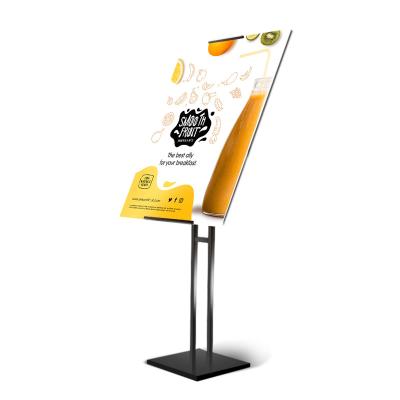 China Adjustable Event Promotion Display Poster Stand Iron Display Poster Holders for sale