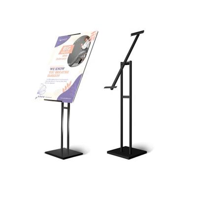 China Promotion and advertising and the best exhibition customization single side welding metal frame display cardboard poster stand sale for sale