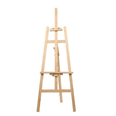 China A-Frame Wooden Wooden Display Stand Painting Easels For Children Artist Adults Students for sale