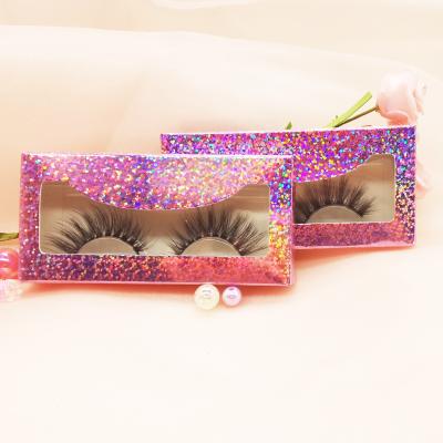 China High Quality Custom Made Natural False Mink Eyelashes From Natural Soft Eyelash 25mm Mink Eyelashes 5d for sale