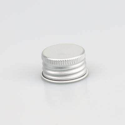 China Non Spill Custom Food Grade Wholesale Silver Screw Caps Aluminum Cap for sale