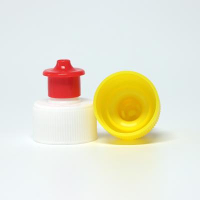 China Non Spill China Manufacturer Factory Price 28/410 Push Pull Cap Plastic Bottle Cover for sale